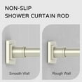 thumbnail image 2 of Tension Shower Curtain Rod es Shower Rod Tension Mounted No Drill Shower Curtain Rods Spring Tension Rod Adjustable Tension Curtain Rod for Windows Bathroom, 2 of 6