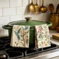 thumbnail image 6 of Bcylexb Floral Kitchen Towels 2 Pack, 16"x 24" Highly Absorbent Jacquard Tea Towels Printed Reusable Dish Towels Hand Towels for Counter Glass Gifting Housewarming, 6 of 6