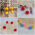 thumbnail image 5 of Uxcell 50 Pcs Pom Poms Charm Pom Pom Charm Craft Pom Poms Pendants Balls Small Fluffy Tassel Bulk for Crafts Red, 5 of 6