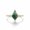 Rose Plated, variant on Kite Shape Moss Agate Engagement Ring, Diamond Wedding Ring, Moss Agate Elegant Anniversary Gift, Nature Inspired Proposal Ring, Birthday Gift for Her