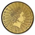 thumbnail image 2 of 2022 Solomon Islands 1/100 oz Gold One-Kreuzer Black Coin, 2 of 4