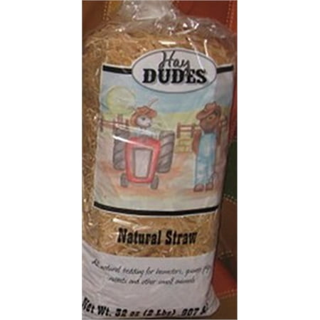 799216 2Lb Straw, Hay Dudes Llc, EACH, BAG, All natural bedding for hamster's, (Best Straw For Dog Bedding)