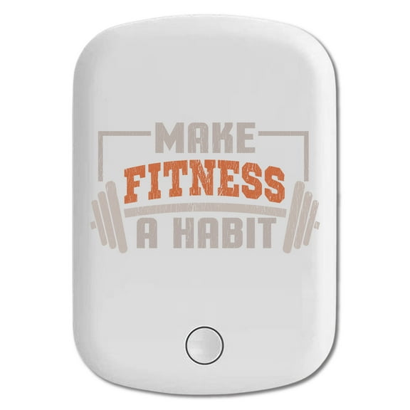 DistinctInk Magnetic Battery Pack, 5000 mAh Wireless Portable Charger with USB-C Cable, Compatible with MagSafe iPhone 14 / 13 / 12 Series - Make Fitness A Habit