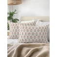 thumbnail image 3 of Outdoor Pillows Waterproof, Pink Flowers Bedding Throw Pillows with Insert for Couch Sofa Bed, Retro Country Botanical Blooms Floral Branch 12x20 Inch Pillowcases Decorative Patio Pillow Set of 1, 3 of 8