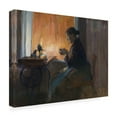 thumbnail image 4 of Harriet Backer 'By Lamp Light, 1890' Canvas Art - 19 x 14 Inches, 4 of 4