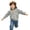 Gray, variant on Edvintorg Boys Hoodie Long Sleeve Casual Pullover Top Half Zip Hooded Sweatshirt with Pocket Clothes for Boys Size 3-12