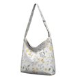 thumbnail image 1 of Artistic Floral Butterfly Canvas Tote – Colorful Bee and Flower Design for Spring, 1 of 5