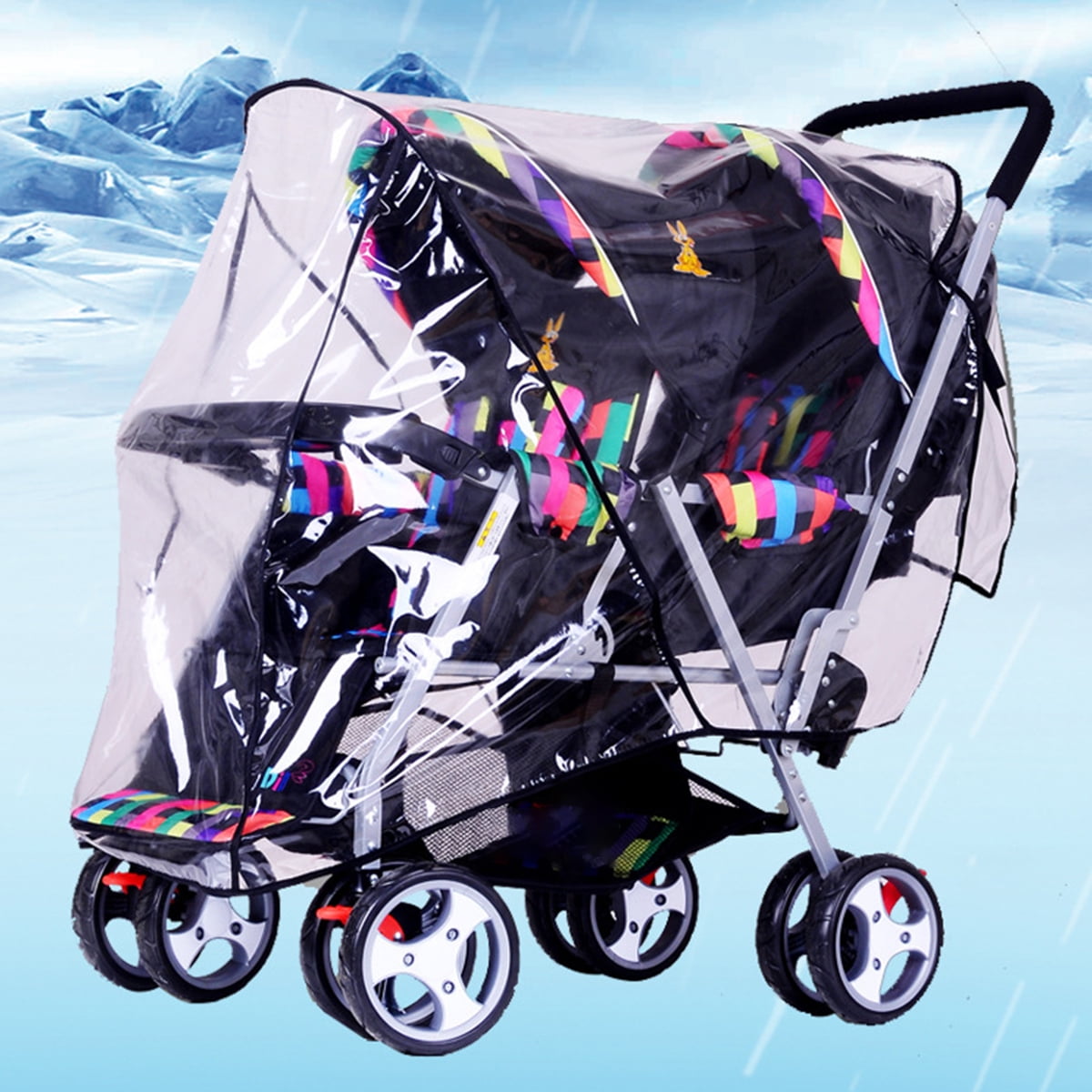 double stroller cover