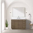 thumbnail image 3 of Abbey 48 in W Grey Oak Single Vanity, Carrara Marble Top and Faucet Set, 3 of 3