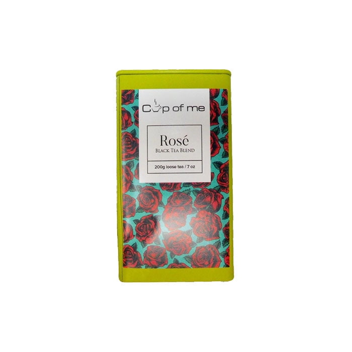 Cups of Me Rose Black Tea, Loose Leaf Herbal Tea, Caffeinated Tea with Hibiscus, Blueberry, 2.85 oz