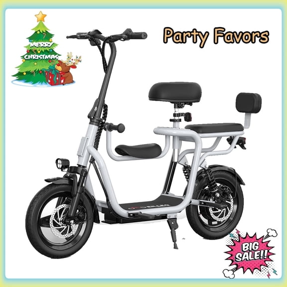 Electric Scooter Adults, 500W Motor, 17.5MPH 20Miles Range Electric Scooter With Seat, E Scooter With Dual Brake, 14" Tires Foldable Adult Scooter For Commute