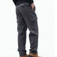 thumbnail image 4 of FDGIU Men's Thermal Jogger Sweatpants - Fleece Lined Winter Warm Pants with Pockets, Running Hiking Sports Pants, 4 of 7