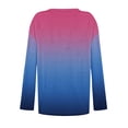 thumbnail image 5 of Seductiva Long Sleeve T Shirts for Women's Spring/Summer Printed V Neck T Shirt Base Top Long Sleeve T Shirt Business Casual Beach Vacation Workout Tunic Tops 2025 Dressy, 5 of 5