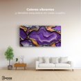 thumbnail image 2 of Cuadro Decorativo Canvas Revolution Abstracto Cristales Púrpura 120x60, 2 of 3