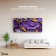 thumbnail image 2 of Cuadro Decorativo Canvas Revolution Abstracto Cristales Púrpura 120x60, 2 of 3