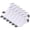white, black ,gray, variant on TQWQT 12 Pack Mens Cushioned Ankle Socks, Low Cut Breathable Casual Socks (Shoe Size 10-13)