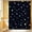 Black Stars, variant on Black Galaxy Shower Curtain 72x72, Waterproof Washable Polyester Bathroom Curtain, Galaxy Bath Curtain with 12 Plastic C Hooks, Machine Washable Fabric Bath Curtain for Bathroom Decor