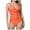 Z02-Orange, variant on GEWSEY Women Sexy Tummy Control One Piece Swimsuits Halter Push up Bathing Suits Army Green, L