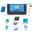 thumbnail image 2 of 30A Solar Panel Regulator Charge Controller 12V/24V Auto Focus Tracking Dual USB, 2 of 7