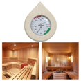 thumbnail image 1 of Termómetro E Higrómetro de con Forma de Gota 2 en un Higrotermógrafo de Medición de Temperatura Y Humedad Interior Al Sala A Soledad Termómetro de sauna, 1 of 10