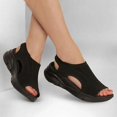 thumbnail image 3 of Sandales Orthopédiques Compensées pour Femmes pour Marche Décontractée Chaussures Plates à Bride Arrière, 3 of 4