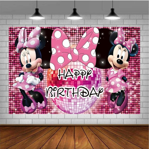 Mouse Background Banner Birthday Backdrop Party Supplies Taspestry Wall Decor Post Lover