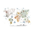 thumbnail image 4 of Mapa Del Mundo LADIGASU Extraíble Pelar y Pegar Grandes Calcomanías de Pared para Niños, 4 of 5