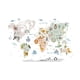 thumbnail image 4 of Pegatinas de pared grandes Fiudx Mapa del Mundo Extraíbles y Educativos, 4 of 5