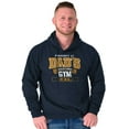 thumbnail image 5 of Dad's World Famous Gym Workout Father Hoodie Hooded Sweatshirt Men Brisco Brands S, 5 of 6