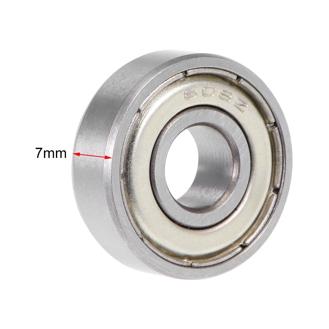 Unique Bargains Deep Groove Double Shielded Bearings I.D.: 8mm O.D.: 22mm Thickness: 7mm
