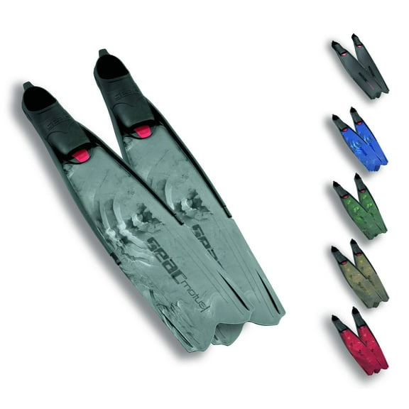 Seac Motus Long Free Diving Soft and Powerful Fins for Spearfishing