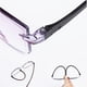 thumbnail image 4 of Gafas de presbicia para hombres y mujeres, lentes de aumento lejano y cercano Bifocal, Anti luz azul, gafas de lectura sin montura + 150 + 200, 4 of 4