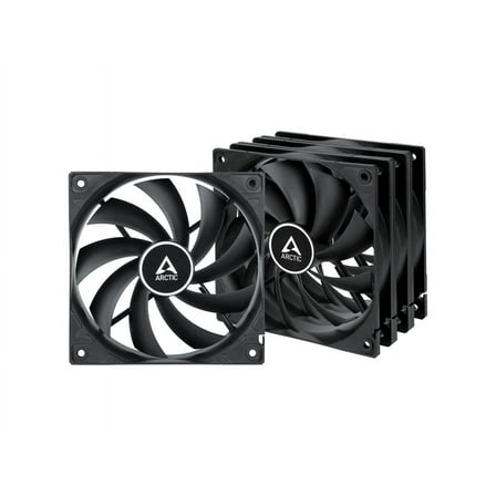 ARCTIC F12 PWM PST - Value Pack - case fan - 120 mm - black (pack of 5)