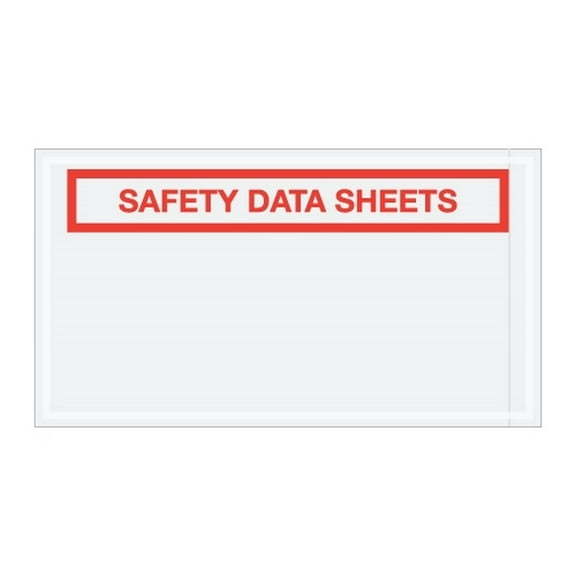 "Safety Data Sheets" Sds Envelopes 5 1/2" X 10" (1000 Case)