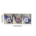thumbnail image 3 of BUTASY 9 Pcs 4th of July Gnome Ornaments Set, Patriotic Red White Blue Hanging Gnome Ornaments for Memorial Day Tree Home Party Decor, 3 of 6