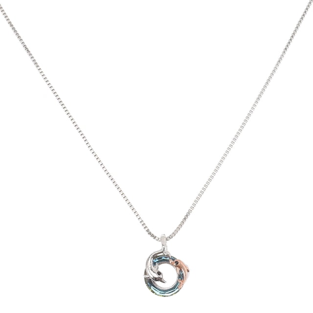 KAKOWELY Collar con delfín, collar decorativo, colgante de cuello de delfín, joyería para el cuello, regalo