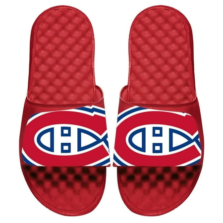 

Men s ISlide Red Montreal Canadiens Blown Up Logo Slide Sandals