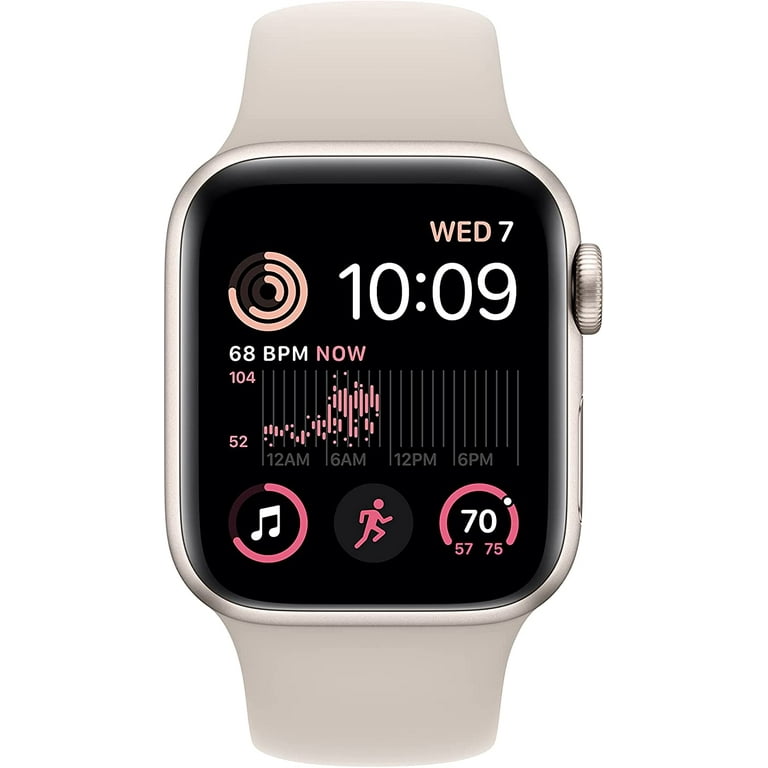 Apple Watch SE 2nd Gen GPS 40mm Starlight Aluminum Case with