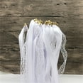 thumbnail image 6 of Wedding Twirling Laces Streamers White Ribbons Fairys Stick for Wedding, 6 of 11