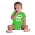 thumbnail image 4 of Cute My Best Friend Is My Papa Romper Boys or Girls Infant Baby Brisco Brands 18M, 4 of 6