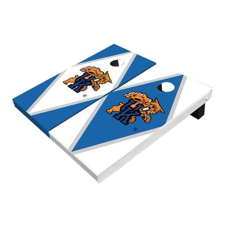 Skip's Garage Kentucky Alternating Diamond Solid Wood Cornhole Board Set