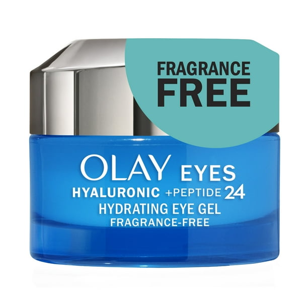 Olay Hydrating Gel Eye Cream with Hyaluronic Acid, FragranceFree, All