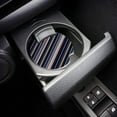 thumbnail image 3 of RYLABLUE Geometry Stripe Blue and Brown Set of 6 Car Coaster for Drinks, Absorbent Ceramic Stone Coasters Cup Mat with Cork Base for Home Kitchen Room Coffee Table Bar Decor, 3 of 5