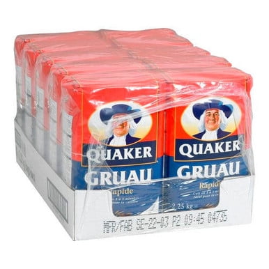 Quaker Quick Oats Package 2.25kg (10/Case) - 24.75 lbs