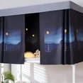 thumbnail image 2 of AUQ 2026 New Students Bunk Bed Curtain Dormitory Bottom Bunk Blackout Bed Curtains Stylish Mosquito Protection Nets Canopy Bed Tent Dustproof Curtains, 2 of 4