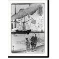 thumbnail image 2 of Historic Framed Print, Gaikokujin sen no uchi: jōkisen, 17-7/8" x 21-7/8", 2 of 9