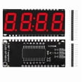 thumbnail image 3 of HT16K33 LED Display Module 4 Digit 7 Segment 0.56 Inch Time Clock Indicator Tube Module Red, 3 of 6