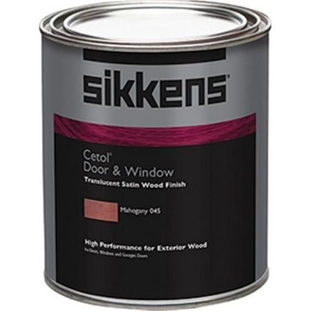 Sikkens SIK48045.04 1 Quart Cetol Door & Window, Satin Mahogany (Best Paint For Doors And Windows)