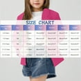 thumbnail image 3 of ZACPNCV Teen Girls Blazer Jacket Long Sleeve Solid Lapel Formal Suit Coat Casual Open Front Dress Tops with Inner Pocket Hot Pink 13-14 Years, 3 of 6