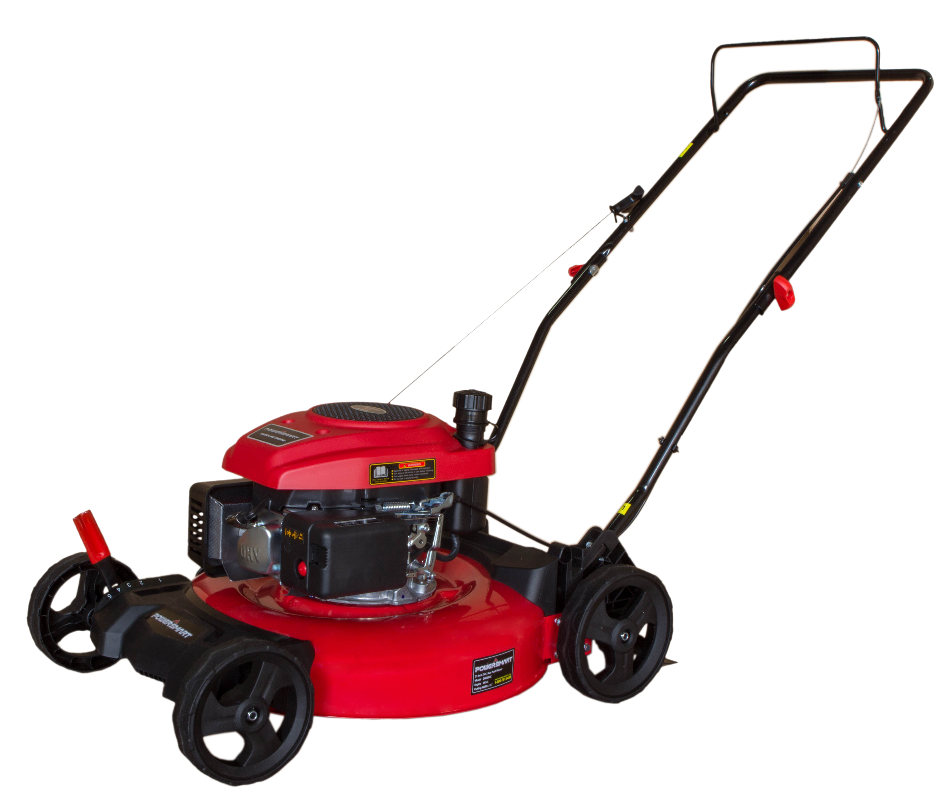 PowerSmart DB2194C 21" 2-in-1 161cc Gas Push Lawn Mower - Walmart.com ...